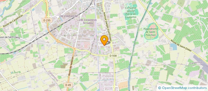 localisation de l'entreprise FLJ GROUPE  CARPENTRAS