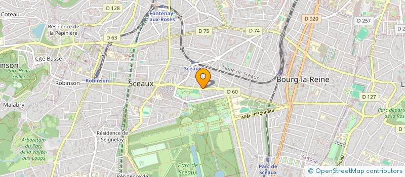 localisation de l'entreprise FLJBH à SCEAUX