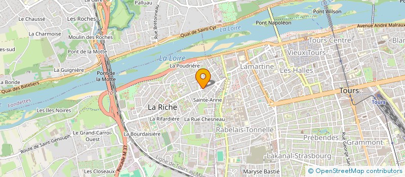 localisation de l'entreprise FLJP  LA RICHE