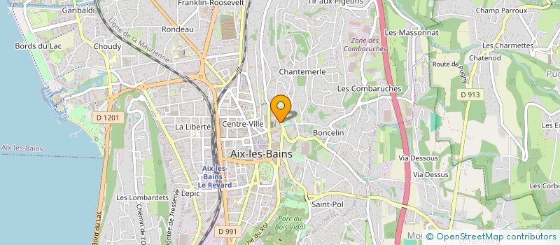 localisation de l'entreprise FLK CREATIONS à AIX-LES-BAINS