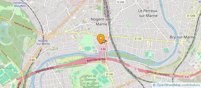 localisation de l'entreprise FLLH  NOGENT-SUR-MARNE