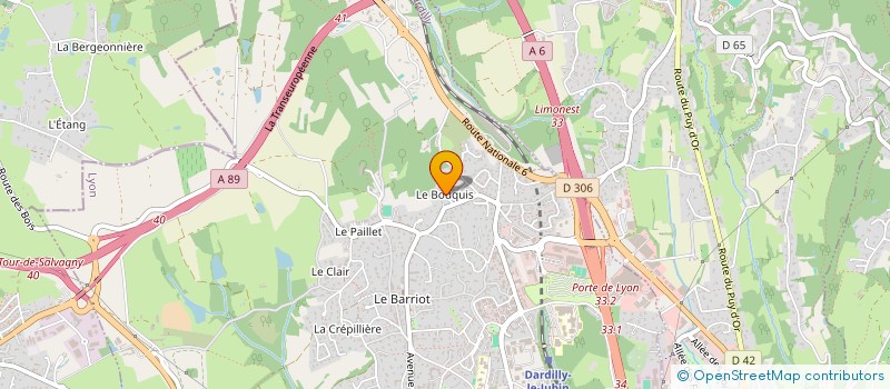 localisation de l'entreprise FLLI  DARDILLY