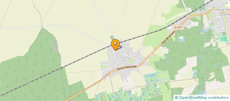 localisation de l'entreprise FLLL  GIZY