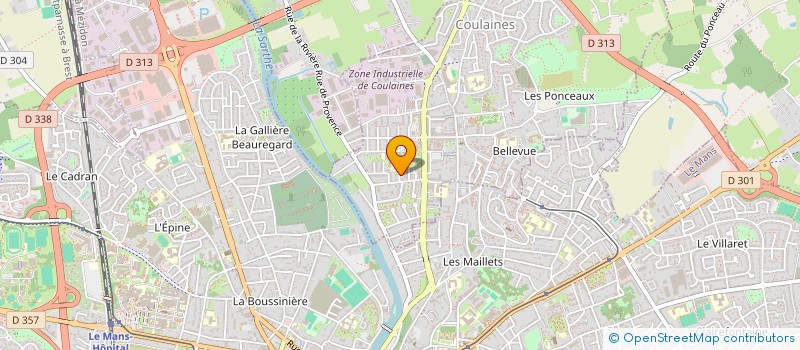 localisation de l'entreprise FLLS  COULAINES