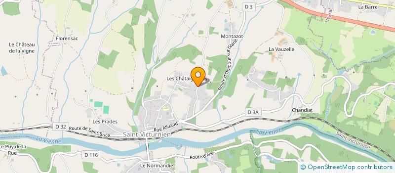 localisation de l'entreprise FLLUP à SAINT-VICTURNIEN