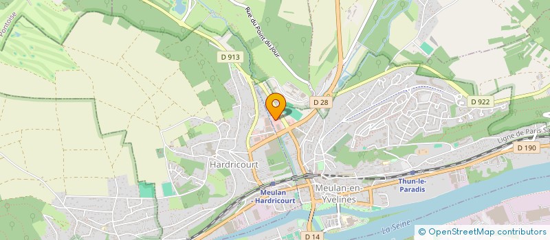 localisation de l'entreprise FLM à MEULAN-EN-YVELINES