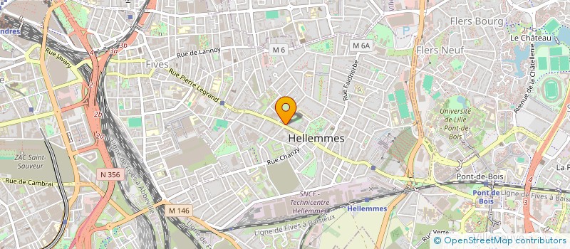localisation de l'entreprise FLM à LILLE