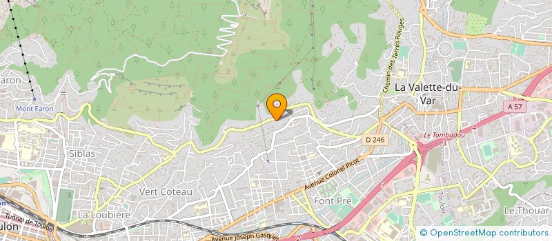 localisation de l'entreprise FLM  TOULON