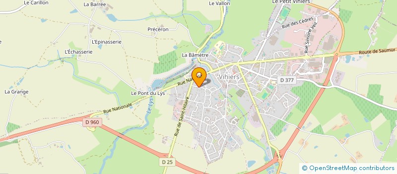 localisation de l'entreprise FLM  CERNUSSON