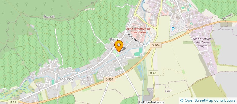 localisation de l'entreprise FLM  MOUSSY