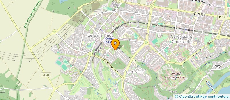 localisation de l'entreprise FLM ALADNA  CERGY