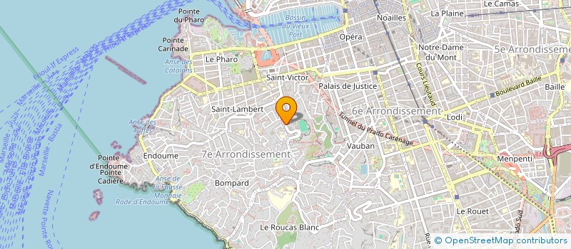 localisation de l'entreprise FLM CAPITAL  MARSEILLE