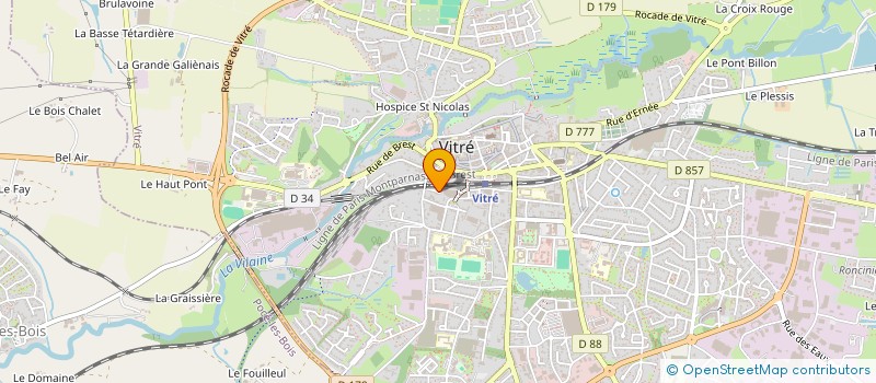 localisation de l'entreprise FLM EURL à VITRE