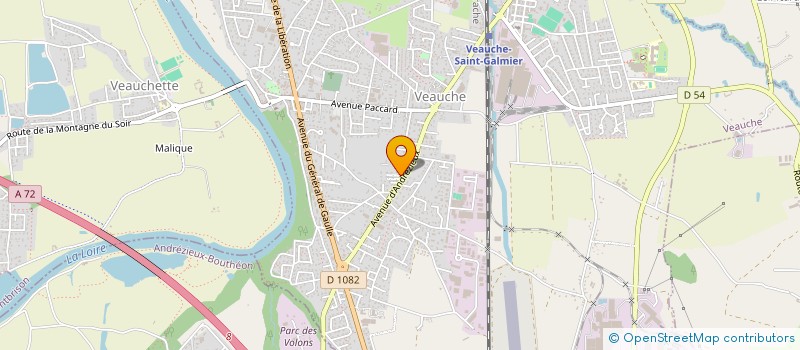 localisation de l'entreprise FLM IMMO  SAINT-ETIENNE