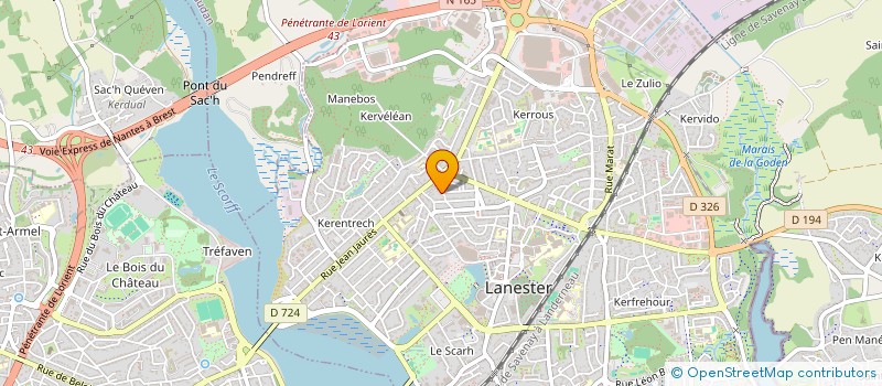 localisation de l'entreprise FLMG INVEST'IMMO  LANESTER