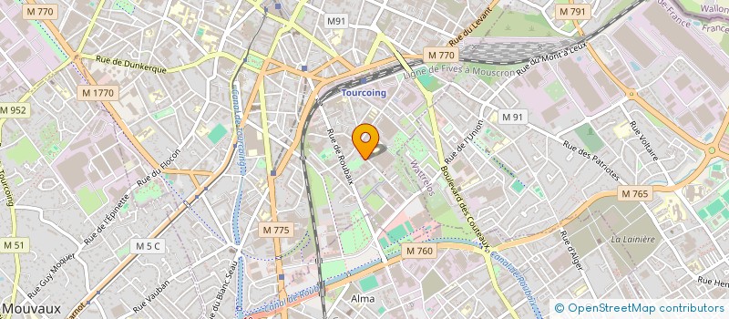 localisation de l'entreprise FLMH GROUP à TOURCOING