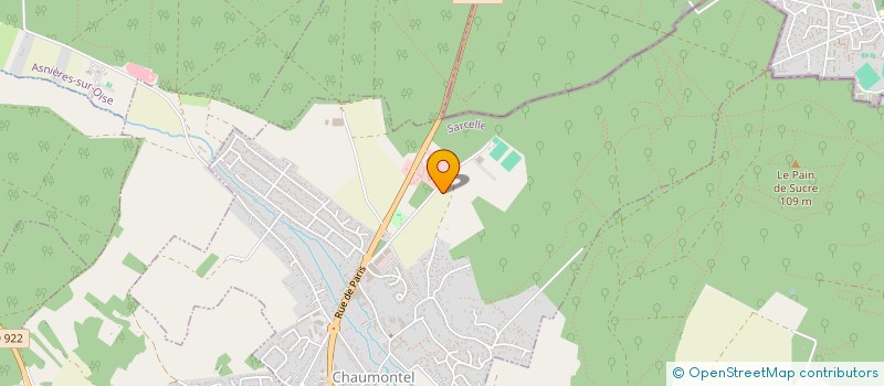 localisation de l'entreprise FLMK  CHAUMONTEL