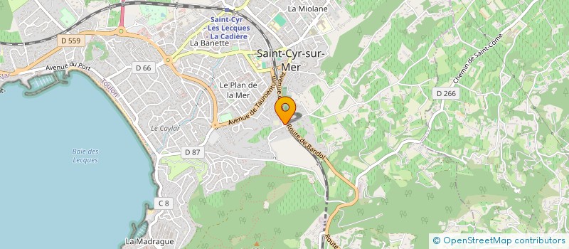 localisation de l'entreprise FLMP à SAINT-CYR-SUR-MER