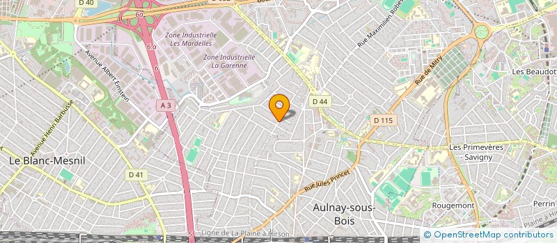 localisation de l'entreprise FLN à AULNAY-SOUS-BOIS