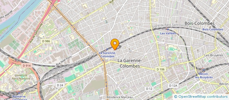 localisation de l'entreprise FLND LECHARMAND à LA GARENNE-COLOMBES