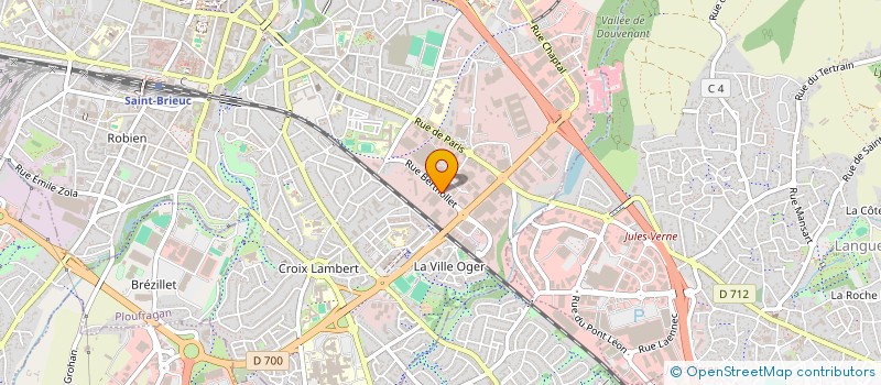 localisation de l'entreprise FLO à SAINT-BRIEUC