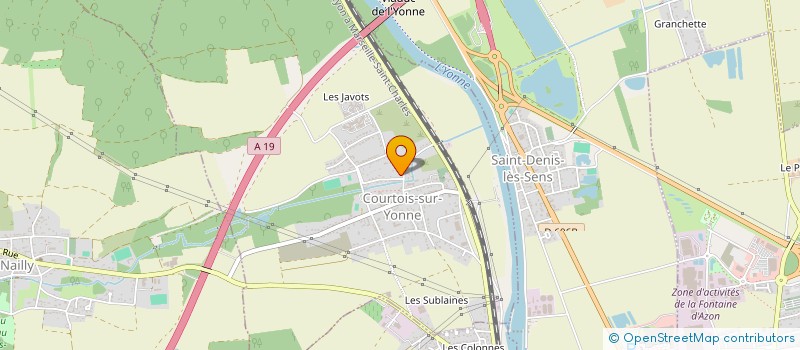 localisation de l'entreprise FLO à COURTOIS-SUR-YONNE