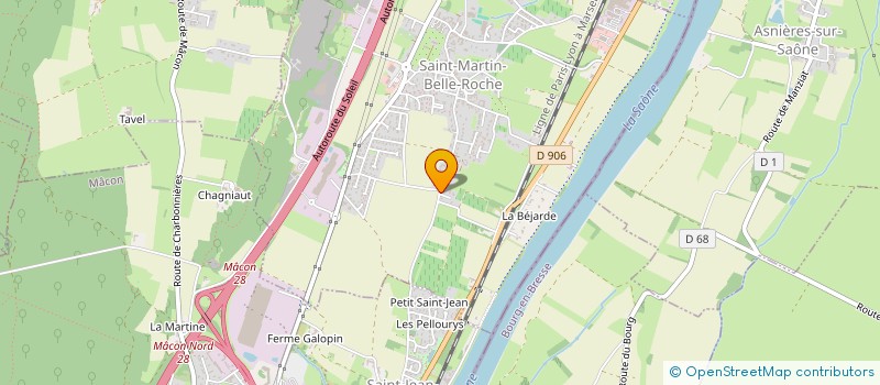 localisation de l'entreprise FLO  SAINT-MARTIN-BELLE-ROCHE