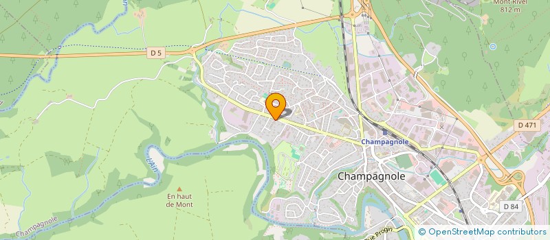 localisation de l'entreprise FLO  CHAMPAGNOLE