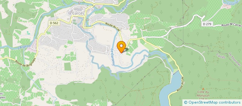 localisation de l'entreprise FLO ART  CARCES