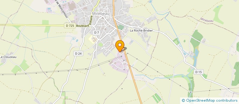 localisation de l'entreprise FLO AUTO 86 à MIREBEAU