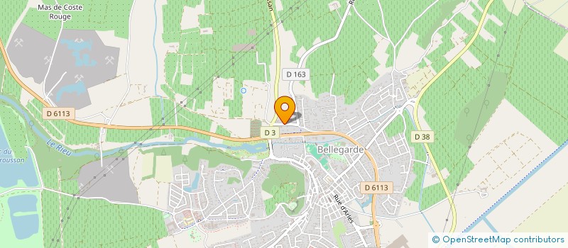 localisation de l'entreprise FLO & CO à BELLEGARDE