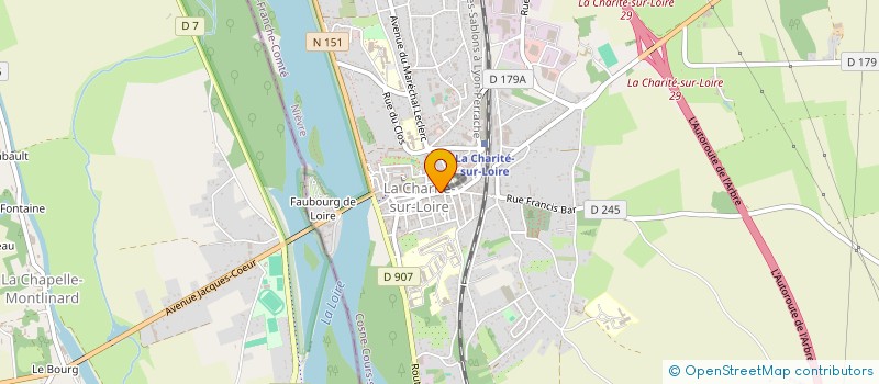 localisation de l'entreprise FLO COIFF à LA CHARITE-SUR-LOIRE