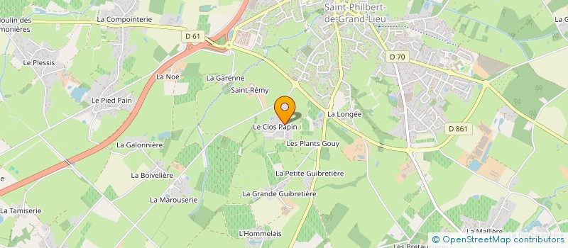 localisation de l'entreprise FLO CONSEIL  SAINT-PHILBERT-DE-GRAND-LIEU