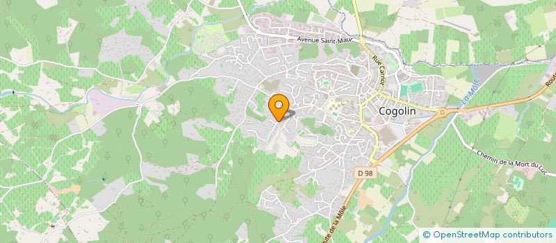 localisation de l'entreprise FLO ET DUDU  COGOLIN