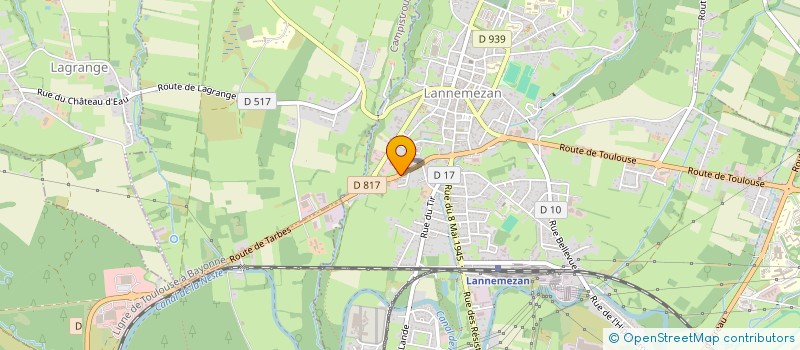 localisation de l'entreprise FLO FRANCE  LANNEMEZAN