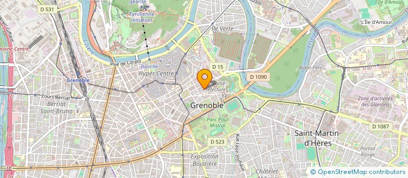 localisation de l'entreprise FLO HOLDING à GRENOBLE