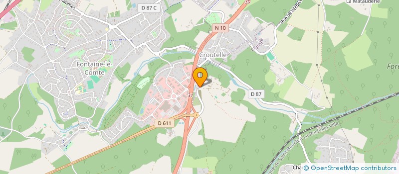 localisation de l'entreprise FLO IMMO à POITIERS