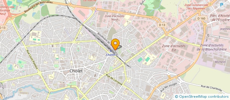 localisation de l'entreprise FLO IMMO CONSULTING à CHOLET