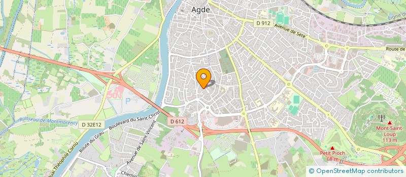 localisation de l'entreprise FLO-IMMOBILIER  AGDE