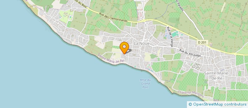 localisation de l'entreprise FLO-IMO  SAINTE-MARIE-DE-RE