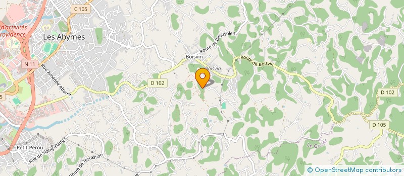 localisation de l'entreprise FLO INSTITUT  LES ABYMES