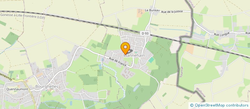 localisation de l'entreprise FLO&JAD  WANNEHAIN