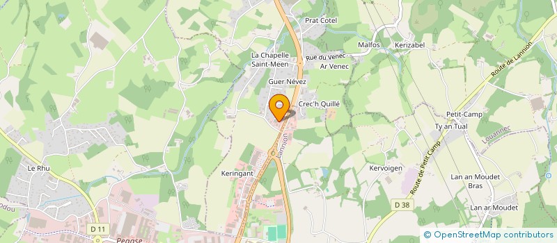 localisation de l'entreprise FLO MOTORSPORT IMMOBILIER  SAINT-QUAY-PERROS