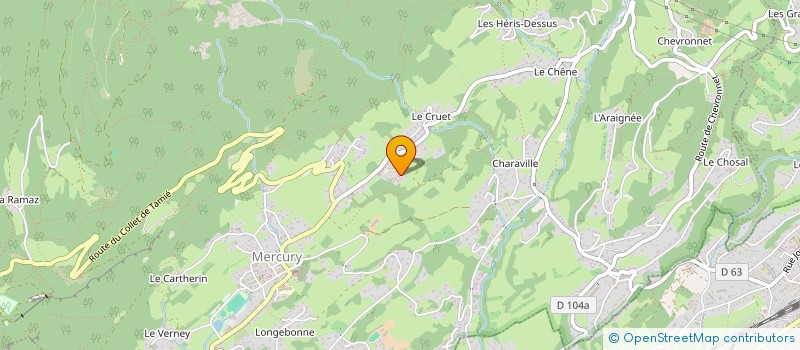 localisation de l'entreprise FLO PAYSAGE  MERCURY