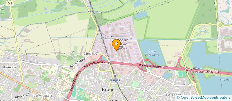 localisation de l'entreprise FLO PLATEFORME IMMO  BRUGES