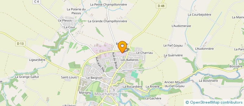 localisation de l'entreprise FLO PNEUS SERVICES  MOUCHAMPS