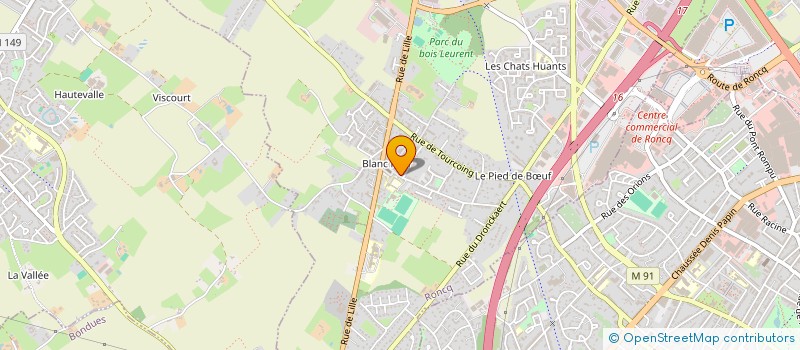 localisation de l'entreprise FLO RIZZI à RONCQ