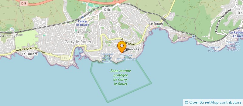 localisation de l'entreprise FLO'S  CARRY-LE-ROUET