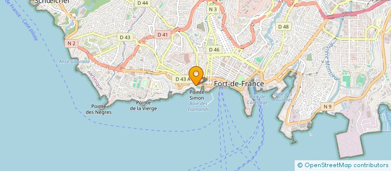 localisation de l'entreprise FLO SERVICES à FORT-DE-FRANCE