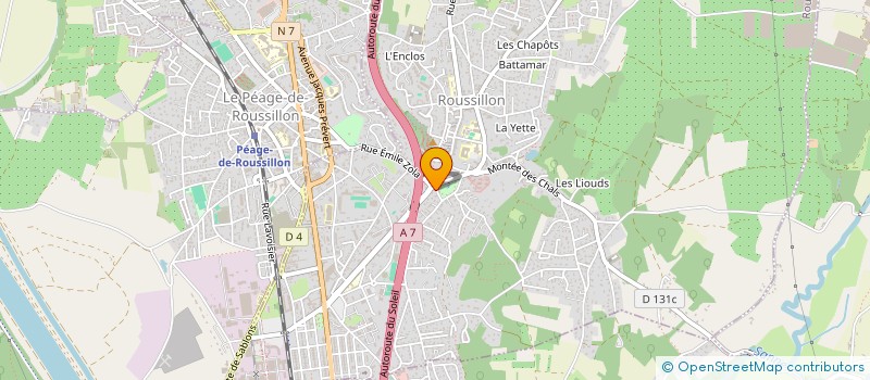 localisation de l'entreprise FLO & TOIT  ROUSSILLON